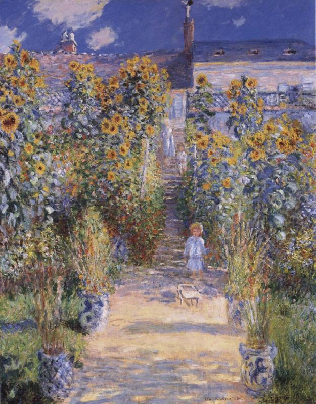 Claude Monet Monet-s Garden at Vetheuil